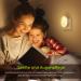 Buy Auvon LED Night Light Socket with Motion Detector - 2 Pack Infinitely Adjustable Brightness for Kids' Rooms Hallways Stairs Kitchen and Bedroom - Warm White - Buy Online on SooperMarket.com