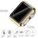 Secbolt 44mm Gold Apple Watch Band with Built-In Screen Protector | All-Around Protective Case for iWatch SE Series 6/5/4 - Buy Online on SooperMarket.com