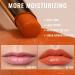 Oulac Moisturising Orange Lipstick - Hydrating Lipstick & Lip Balm for Dry Lips | Juicy Glossy Finish, Vegan & Cruelty-Free (08) - Buy Online on SooperMarket.com