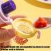 Buy Fruit Pacifier Feeding Silicone Teether | Safe Soft Silicone Feeder for Fruits & Vegetables - Shenrongtong Pink - Buy Online on SooperMarket.com