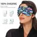 WELLDAY Bus Pattern Sleep Mask | Soft Comfort Blindfold for Men and Women | Adjustable Strap | Blockout Light for a Restful Sleep - Buy Online on SooperMarket.com
