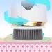 Facial Cleansing Brush 2 in 1 Electric Face Scrubber USB Rechargeble Soft Silicone Bristles Skin Exfoliating Cleanser Brush - Buy Online on SooperMarket.com
