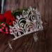 Eseres Tall Pageant Tiaras - Elegant Rhinestone Crown for Women with Combs - Buy Online on SooperMarket.com