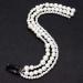 Minkissy Pearl Beads Strand Elegant Hair Chain Hair Extensions Barrettes Ponytail Decor For Women Bride Birthday Wedding Valentines Day Party - Buy Online on SooperMarket.com