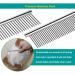 Redreo Stainless Steel Pet Comb for Dogs - Effective Deshedding & Knot Removal Tool for Poodles & All Breeds - Buy Online on SooperMarket.com