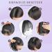 Real Hair Clip-In Fringe 100% Real Hair Clip in Bangs with Temples Remy Real Hair Fringe Bangs One Piece Human Hair Clip in Pony Fringe Extensions Natural Bangs for Women (Brown Black) - Buy Online on SooperMarket.com