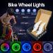 DLY LED Bike Wheel Lights 2Pcs - Waterproof Colorful Tire Lights for Night Riding - Fun Birthday Gift for Kids & Adults - Super Bright Wheelchair Light - Buy Online on SooperMarket.com