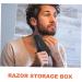 Beavorty Box Razor Storage Organizer for Men - Travel Shaving Case & Foam Storage Bag - Buy Online on SooperMarket.com