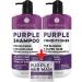 BELLISSO Purple Shampoo and Conditioner and Hair Mask - Sulfate Free Salon Grade - Hydrating Toner - Shimmer Correction for Platinum Blond Silver Light and Grey Hair