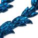 2-pcs Sapphire Sequin & Beaded Leaf Patch Applique Set - FF-FF511 - Buy Online on SooperMarket.com