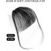 Clip in Bangs Real Human Hair Thin Bangs Clip on Air Bangs Natural Fashion Fringe Wispy Bangs Hair Extensions for Women(Natural Black) - Buy Online on SooperMarket.com