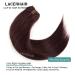 LacerHair 14 120g 7pcs #99J Deep Burgundy Clip In Human Hair Extensions - Silky Salon Professional Double Weft Real Human Hair - Pack of 1 - Buy Online on SooperMarket.com