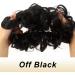 JJstar 2PCS Curly Messy Bun Hair Pieces in Off Black - High Heat Resistant Synthetic Fiber Scrunchies for Women and Girls - Buy Online on SooperMarket.com