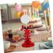 HOLIDYOYO pp lollipop holder desktop lollipop holder lollipops stand plastic lollipop rack red - Buy Online on SooperMarket.com