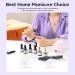 Modelones Purple Glitter Gel Nail Polish 6 Colors Shimmer Violet Mermaid Gel Polish Cat Eye Sparkle gel nail Soak Off Led Summer Nail Gel Polish for Women Girl DIY Nail Art Gift Purple Gliiter - Buy Online on SooperMarket.com