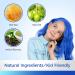 Temporary Hair Color Wax - Instant Hairstyle Cream 4.23 oz | Blue Hair Pomade for Cosplay & Parties | Easy Clean Formula - Buy Online on SooperMarket.com