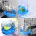 YNC Bird Cage Bathtub Shower Box - Clear Hanging Bird Tub for Cockatiel, Parakeet & Small Pet Birds - Buy Online on SooperMarket.com