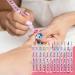 Nails Kit 12 Acrylic Nail Polish Pens with 12 Stylish Hues Waterproof and Quick Drying Professional Brushes Creative Nail Drawing Brush Perfects for Women Home Salon - Buy Online on SooperMarket.com