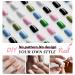 Hot Pink Medium Length Press On Nails Kit - 24PCS Square Fake Nails Set for Women - Summer Acrylic Glue On Nail Extensions - Buy Online on SooperMarket.com