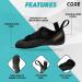 Core Lightweight Breathable Rock Climbing Shoes - Dual-Strap Closure - Non-Slip Wall Climbing Shoes 7.5 Women/6 Men - Buy Online on SooperMarket.com