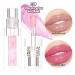 Petansy Color Changing Lip Oil Set | Hydrating Plump Gloss | 3 Natural Shades | Big Brush Tint - Buy Online on SooperMarket.com
