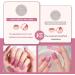 16 PCS Purple Gel Nail Polish Stickers - Full Wraps for Women & Girls | Cured Gel Nail Strips Decoration (BSG-0296-rosa) - Buy Online on SooperMarket.com