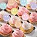 Whaline 36Pcs Preppy Smile Face Cupcake Toppers 6 Designs Paper Cake Decor Cute Cupcake Picks for Y2K Bachelorette Birthday Party Supplies Photo Booth Props - Buy Online on SooperMarket.com