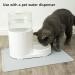CZPET Pet Food Mat - Non-Slip Cat and Dog Feeding Placemat for Food and Water Dispenser - Easy to Clean Meal Mat for Large, Medium, and Small Pets - Buy Online on SooperMarket.com