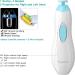 Baby Nail File Megainvo Electric Trimmer Set with LED Light - Safe for Newborns & Toddlers | Quiet Design, 10 Grinding Heads, Blue - Buy Online on SooperMarket.com