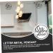 Cabilock 1 Set Metal Pendant Out Door Decor Modern Wall Art Wall Metal Sign Doors Hollow Office Iron Crafts - Buy Online on SooperMarket.com