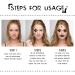 Professional Halloween Cosplay Makeup - Black & White Face Body Paint Set with Brushes | Large Capacity Palette for Full Coverage - Buy Online on SooperMarket.com