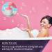 Rose Essential Oil Bath Foam 1000ml - Promotes Good Sleep - Beauty and Body Care - Aromatherapy Spa - Relaxing Bubble Bath - 1L Pack - Buy Online on SooperMarket.com