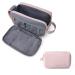 Toiletry Bag for Women BAGSMART Travel Toiletry Organizer Dopp Kit Water-Resistant Makeup Cosmetic Bag for Toiletries Makeups Large Pink 1-pink -Large