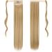 FESHFEN 28 Straight Long Wrap Around Ponytail Extension - Golden Blonde & Bleach Blonde - Clip in Hairpiece for Women - Pack of 1 - Buy Online on SooperMarket.com