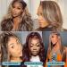 24 Inch Ombre Honey Blonde Body Wave Lace Front Wig Human Hair - 150% Density, Pre Plucked with Baby Hair - Five Gifts Included - Buy Online on SooperMarket.com