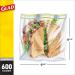 Glad Zipper Food Storage Sandwich Bags - On-the-Go Snack and Lunch Bags - 600 Count, Microwave Safe, BPA Free - Buy Online on SooperMarket.com