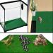 PINVNBY Reptile Carpet Lizards Bedding Pet Cage Mat Supplies Geckos Terrarium Substrate Liner for Chamelon Bearded Dragon Turtles Iguana Snakes 2PCS (green) - Buy Online on SooperMarket.com