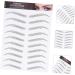 Mikinona 12 Sheets Waterproof Eyebrow Stickers Eyebrow Shaping Sticker Imitation Eyebrow 3d Makeup Tools Hair - Buy Online on SooperMarket.com
