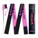 2PCS Wig Band Wig Band for Melting Lace melting band lace wigs Lace Melting Band Lace Band Edge Band Edge Wrap to Lay Edges Wig Band for Melting Lace (2pcs - Black+Pink)