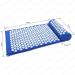 Tesion Acupressure Mat and Pillow Set Massager Cushion Ideal for Back/Neck Pain Relief and Muscle Relaxation Relieves Stress and Sciatic Pain. Bule - Buy Online on SooperMarket.com