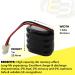 4/V150H-C NiMH 4.8V 150mAh Battery - Genuine VARTA Cells for Quick Check 150/200 Emergency Lights & Energy Backup - Buy Online on SooperMarket.com