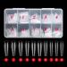 NOVAL DIY Press on Nail Making Kit - 500PCS Full Cover Coffin Nail Tips with Magnetic Holder, Glue, Cutter Clipper & Adhesive Putty - Nail Art Set - Buy Online on SooperMarket.com
