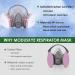MODUSKYE Reusable Half Facepiece Respirator with 6 Active Cotton Filters for Painting, Dust, Sanding, Polishing, and Spraying - Buy Online on SooperMarket.com