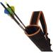 Allen Youth Archery Compact Back Quiver - Orange/Black | Lightweight & Durable - Buy Online on SooperMarket.com