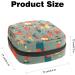Multi-Colored Dance for Two Sanitary Napkin Storage Bag - Portable Menstrual Cup Pouch for Women & Teen Girls - Buy Online on SooperMarket.com
