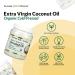 California Gold Nutrition Organic Extra Virgin Coconut Oil 16 fl oz - Cold Pressed, 2 Pack (473 ml x 2) - Buy Online on SooperMarket.com