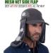 USHAKE Sun Cap Fishing Hat with Face Neck Cover Flap - Dark Grey - Buy Online on SooperMarket.com