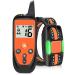 Dog Training Anti Bark Collar with Remote Sound & Vibration Training Modes with Safety Lock & Flashing Light USB Rechargeable IP67 Waterproof Over 1000FT Remote Range for All Dogs 01 Orange