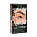 L'Or al Paris eyebrow color for a radiant and perfectly maintained look ammonia -free eyebrow paint up to 10 applications p Pack brow color 3.0 dark brown