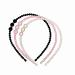 SPROUTS Girls Headbands 3 Pcs Pearl Headband Thin Fabric Hair Band Non-slip Hair Hoops Girl Hair Accessories for kids
